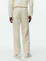 ARKET kleding 0DXJP1054 licht beige linnen broek met trekkoord Heren - Image 4