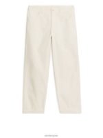 ARKET kleding 0DXJP1062 gebroken wit katoenen broek Heren