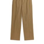ARKET kleding 0DXJP1067 bruin op maat gemaakte wijde broek Heren