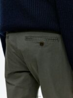 ARKET kleding 0DXJP1071 kaki groen slanke stretchchino Heren - Image 3