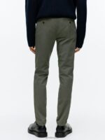 ARKET kleding 0DXJP1071 kaki groen slanke stretchchino Heren - Image 4
