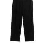 ARKET kleding 0DXJP1080 zwart op maat gemaakte wijde broek Heren