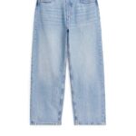 ARKET kleding 0DXJP1093 lichtblauw mist wijde jeans Heren