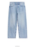ARKET kleding 0DXJP1093 lichtblauw mist wijde jeans Heren - Image 3