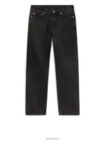 ARKET kleding 0DXJP1094 zwart losse spijkerbroek Heren - Image 7