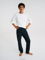 ARKET kleding 0DXJP1094 zwart losse spijkerbroek Heren - Image 9