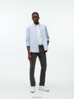 ARKET kleding 0DXJP1097 zwart gewassen park reguliere rechte jeans Heren - Image 4