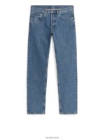 ARKET kleding 0DXJP1100 midden blauw park reguliere rechte jeans Heren - Image 3