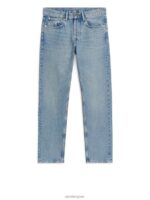 ARKET kleding 0DXJP1107 lichtblauw park cropped regular rechte jeans Heren