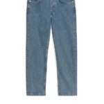 ARKET kleding 0DXJP1108 blauw park cropped regular rechte jeans Heren