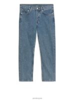 ARKET kleding 0DXJP1108 blauw park cropped regular rechte jeans Heren