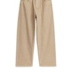 ARKET kleding 0DXJP1110 beige mist wijde jeans Heren
