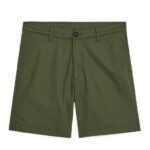 ARKET kleding 0DXJP1114 groente katoenen korte broek Heren