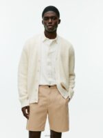 ARKET kleding 0DXJP1115 beige katoenen korte broek Heren - Image 4