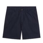 ARKET kleding 0DXJP1116 donkerblauw katoenen korte broek Heren