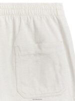 ARKET kleding 0DXJP1120 gebroken wit katoenen linnen korte broek met trekkoord Heren - Image 2