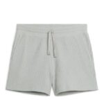 ARKET kleding 0DXJP1126 grijs Wafelgebreide katoenen short Heren