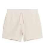 ARKET kleding 0DXJP1127 gebroken wit Wafelgebreide katoenen short Heren