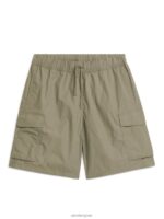 ARKET kleding 0DXJP1129 kaki groen actieve utility-short Heren