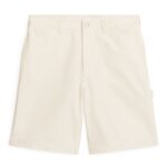 ARKET kleding 0DXJP1130 wit katoenen korte broek Heren