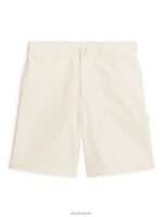 ARKET kleding 0DXJP1130 wit katoenen korte broek Heren