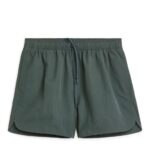 ARKET kleding 0DXJP1141 donkergroen zwembroek Heren