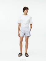 ARKET kleding 0DXJP1143 wit Blauw seersucker zwembroek Heren - Image 2