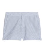ARKET kleding 0DXJP1143 wit Blauw seersucker zwembroek Heren
