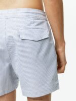 ARKET kleding 0DXJP1143 wit Blauw seersucker zwembroek Heren - Image 3