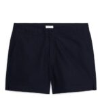 ARKET kleding 0DXJP1144 donkerblauw seersucker zwembroek Heren