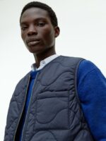 ARKET kleding 0DXJP1159 donkerblauw gewatteerd voeringvest Heren - Image 4
