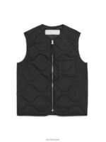 ARKET kleding 0DXJP1160 zwart gewatteerd voeringvest Heren - Image 6