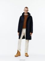 ARKET kleding 0DXJP1162 donkerblauw wollen parka Heren - Image 2
