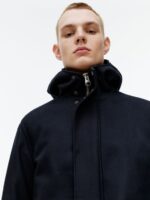 ARKET kleding 0DXJP1162 donkerblauw wollen parka Heren - Image 6