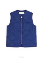 ARKET kleding 0DXJP1163 blauw gewatteerd voeringvest Heren