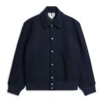 ARKET kleding 0DXJP1167 donkerblauw wollen varsityjack Heren