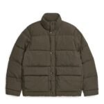 ARKET kleding 0DXJP1169 khaki gewatteerd pufferjack Heren