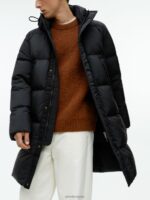 ARKET kleding 0DXJP1171 zwart lange donzen pufferjas Heren - Image 2