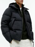 ARKET kleding 0DXJP1172 zwart donzen pufferjack Heren - Image 5