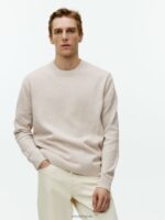 ARKET kleding 0DXJP1177 licht beige linnen zijden trui Heren - Image 2