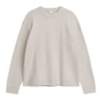 ARKET kleding 0DXJP1179 lichte mol trui van katoenmix Heren