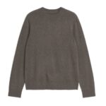 ARKET kleding 0DXJP1183 bruin kasjmier trui Heren
