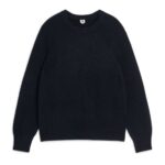 ARKET kleding 0DXJP1185 donkerblauw Trui van alpaca-merinomix Heren