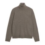 ARKET kleding 0DXJP1187 beige gemêleerd kasjmier col Heren