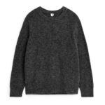 ARKET kleding 0DXJP1193 donker grijs Trui van alpaca-merinomix Heren