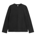 ARKET kleding 0DXJP1204 zwart actieve top met lange mouwen Heren