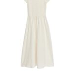 ARKET kleding 0DXJP120 gebroken wit off-shoulder jurkje vrouwen