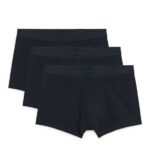 ARKET kleding 0DXJP1224 donkerblauw Pima katoenen boxershort, set van 3 Heren