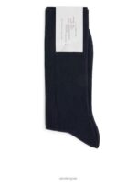 ARKET kleding 0DXJP1242 donkerblauw supima katoenen ribsokken Heren - Image 4