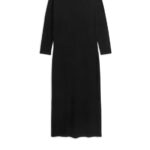 ARKET kleding 0DXJP127 zwart off-shoulder jurk vrouwen
